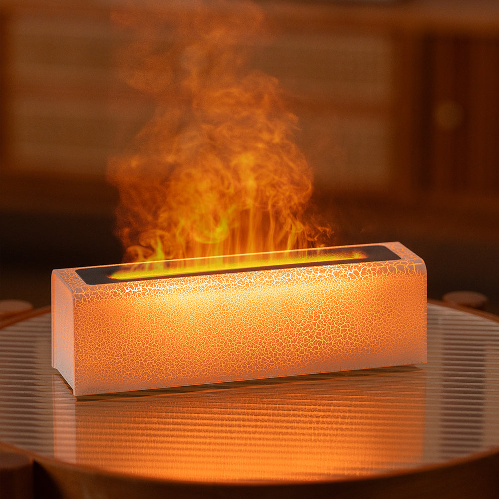 Humidificador Chama de Lava USB – Aromaterapia & Ambiente Colorido para Casa
