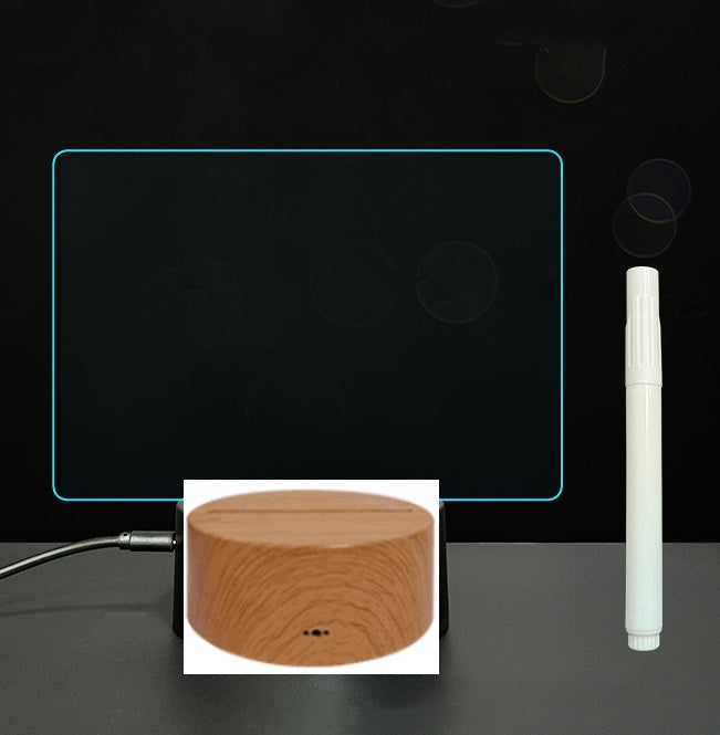Quadro LED Acrílico 3D para Mensagens – Escreve, Apaga e Ilumina com Estilo