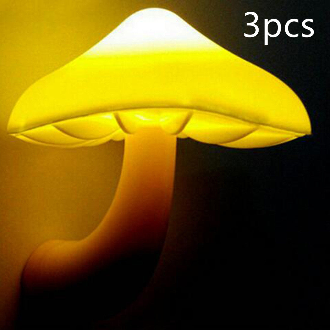Candeeiro Cogumelo LED com Sensor | Luz Noturna Mágica