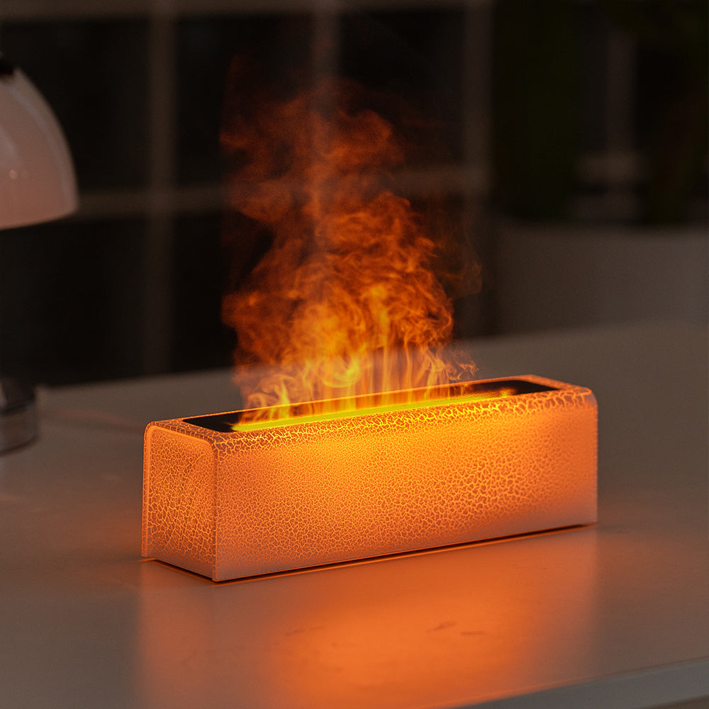 Humidificador Chama de Lava USB – Aromaterapia & Ambiente Colorido para Casa