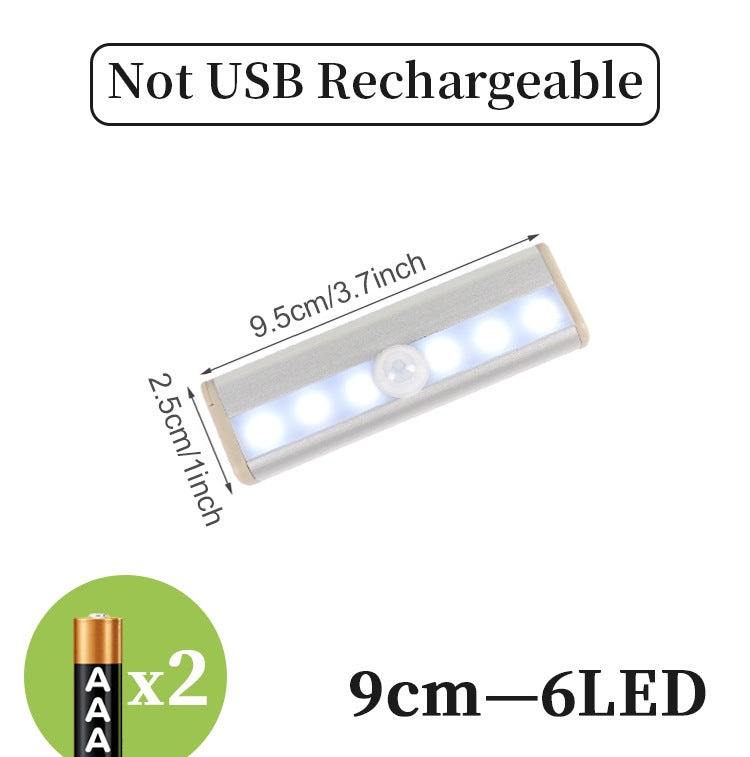 Barra LED com Sensor de Movimento – Luz Noturna Automática para Casa