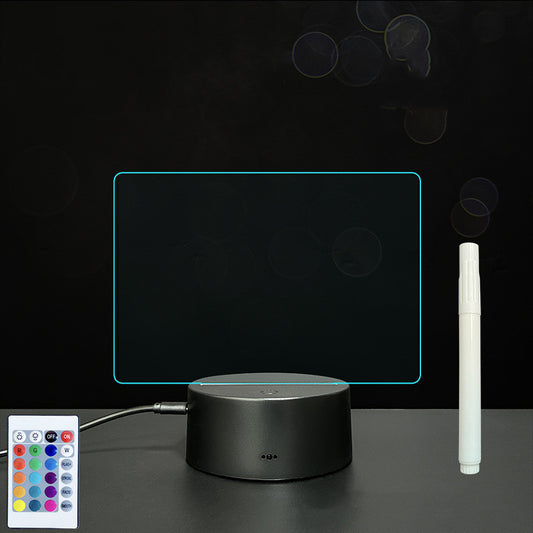 Quadro LED Acrílico 3D para Mensagens – Escreve, Apaga e Ilumina com Estilo