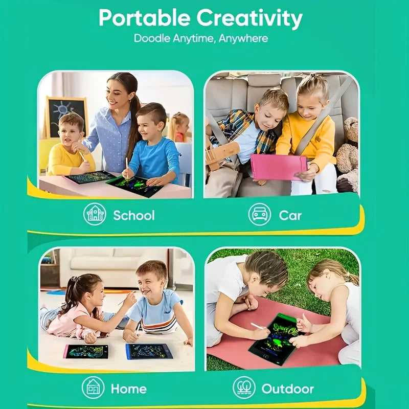 Tablet LCD de Escrita 8.5" – Desenho & Aprendizagem para Crianças | Ecológico & Portátil