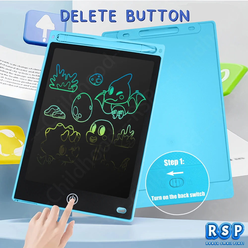 Tablet LCD de Escrita 8.5" – Desenho & Aprendizagem para Crianças | Ecológico & Portátil
